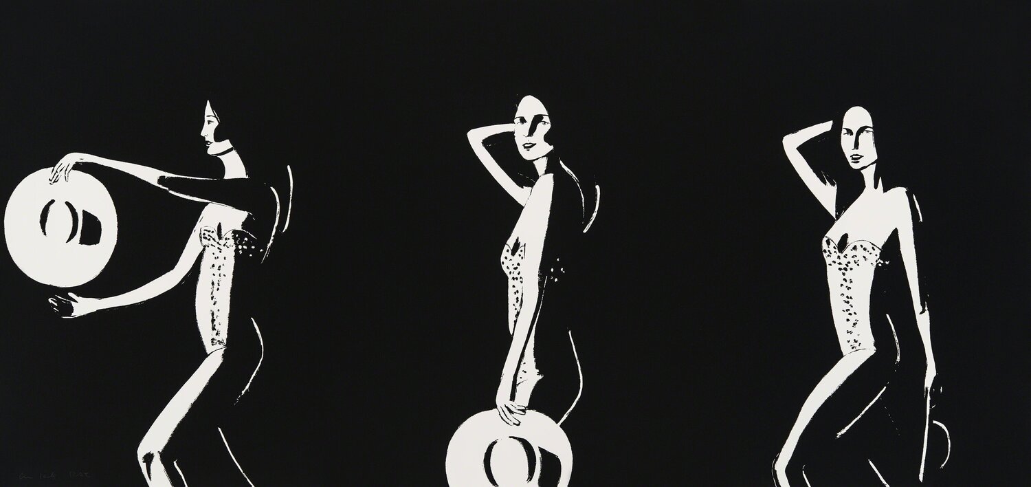 Ariel Black Alex Katz Afdruk te koop