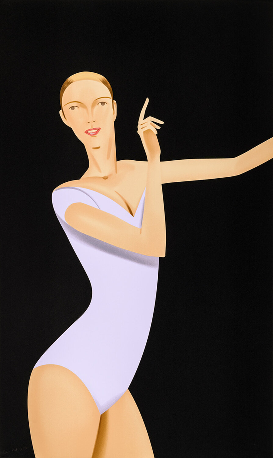 Dancer 1 Alex Katz Afdruk te koop