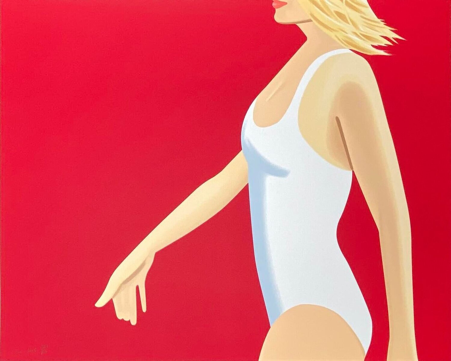 Coca Cola Girls I Alex Katz Originalgemälde zu verkaufen