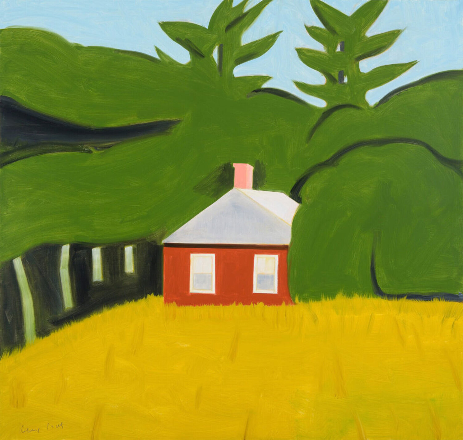 Red House Alex Katz Afdruk te koop