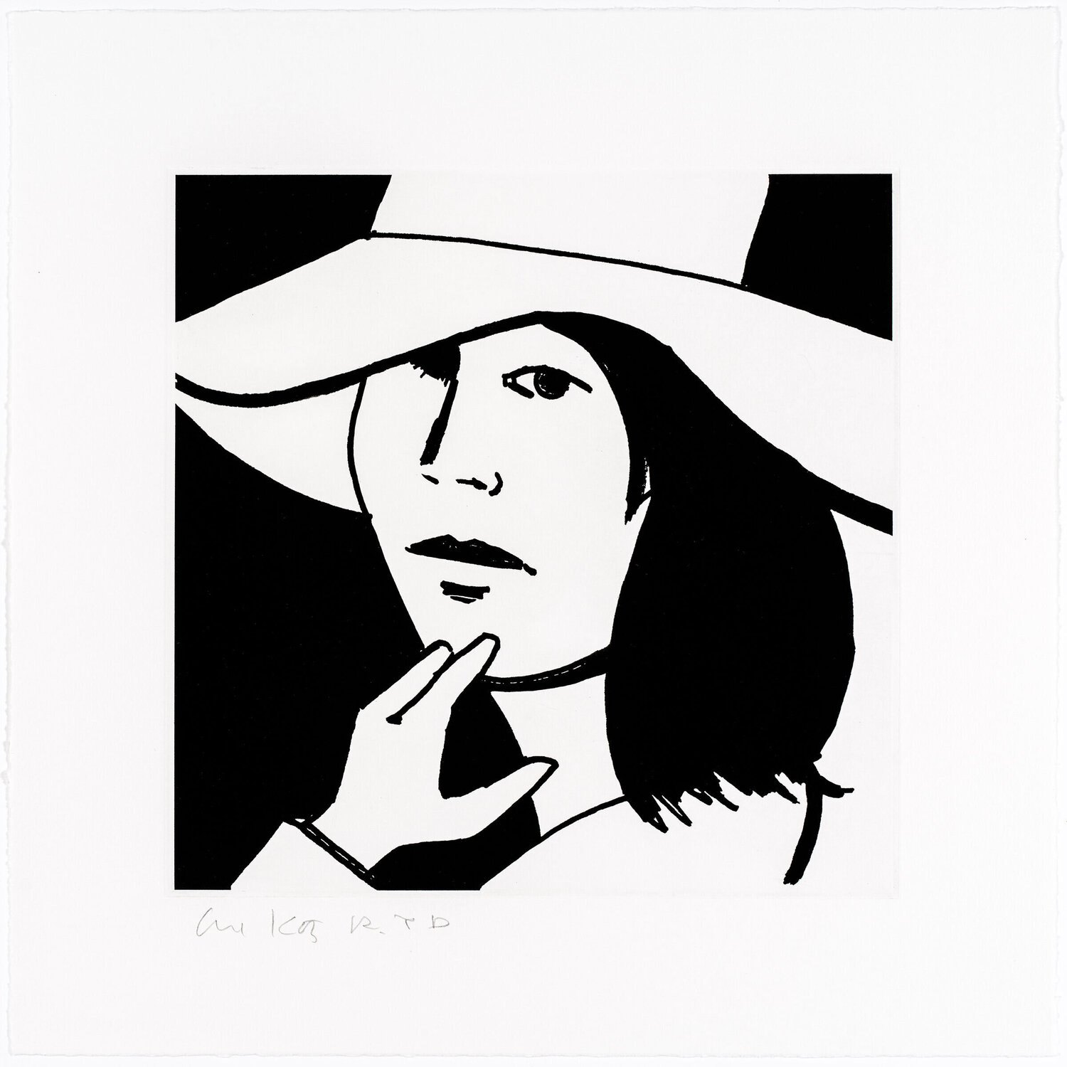 Ada #6 Alex Katz Print for sale