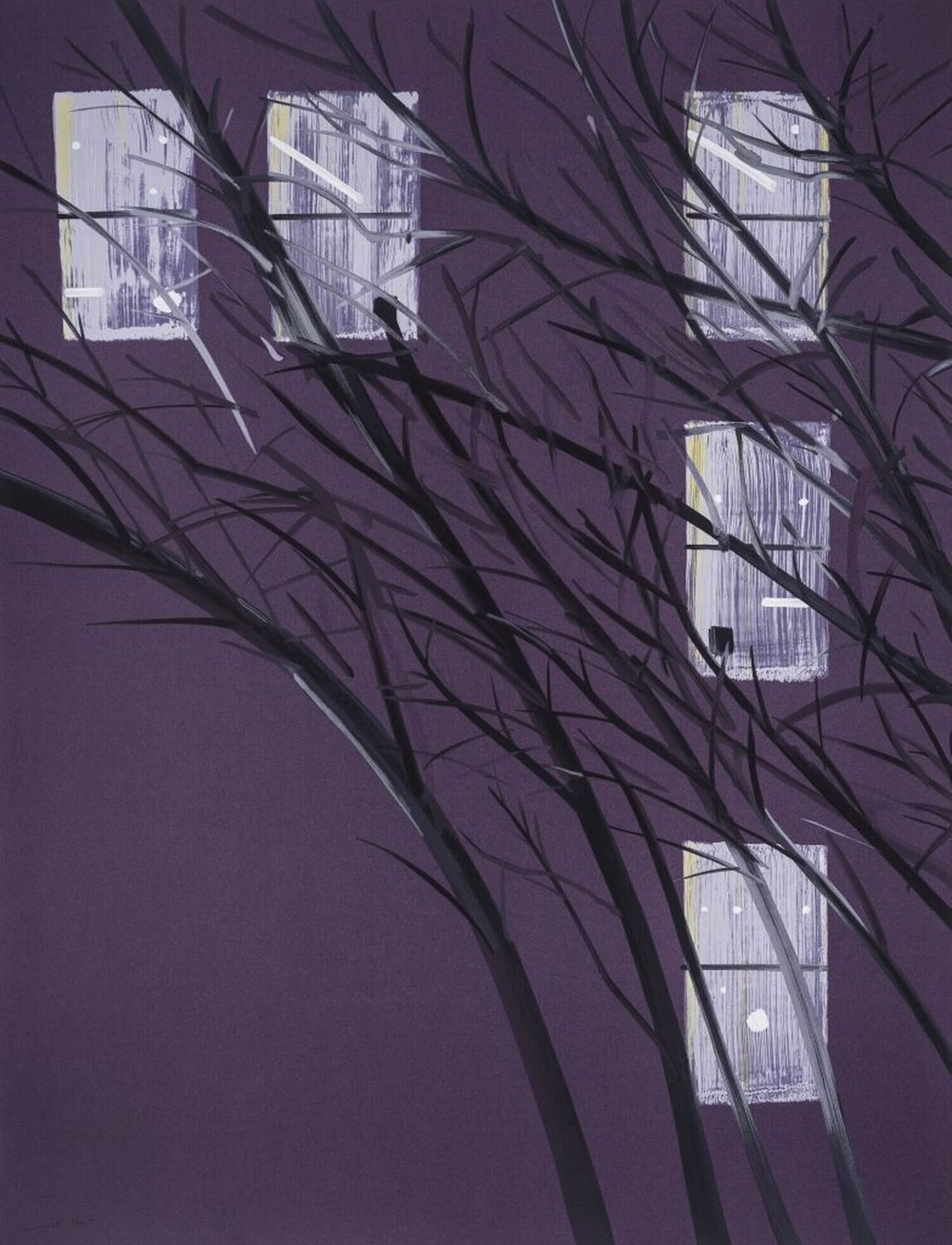 Purple Wind Alex Katz Print for sale