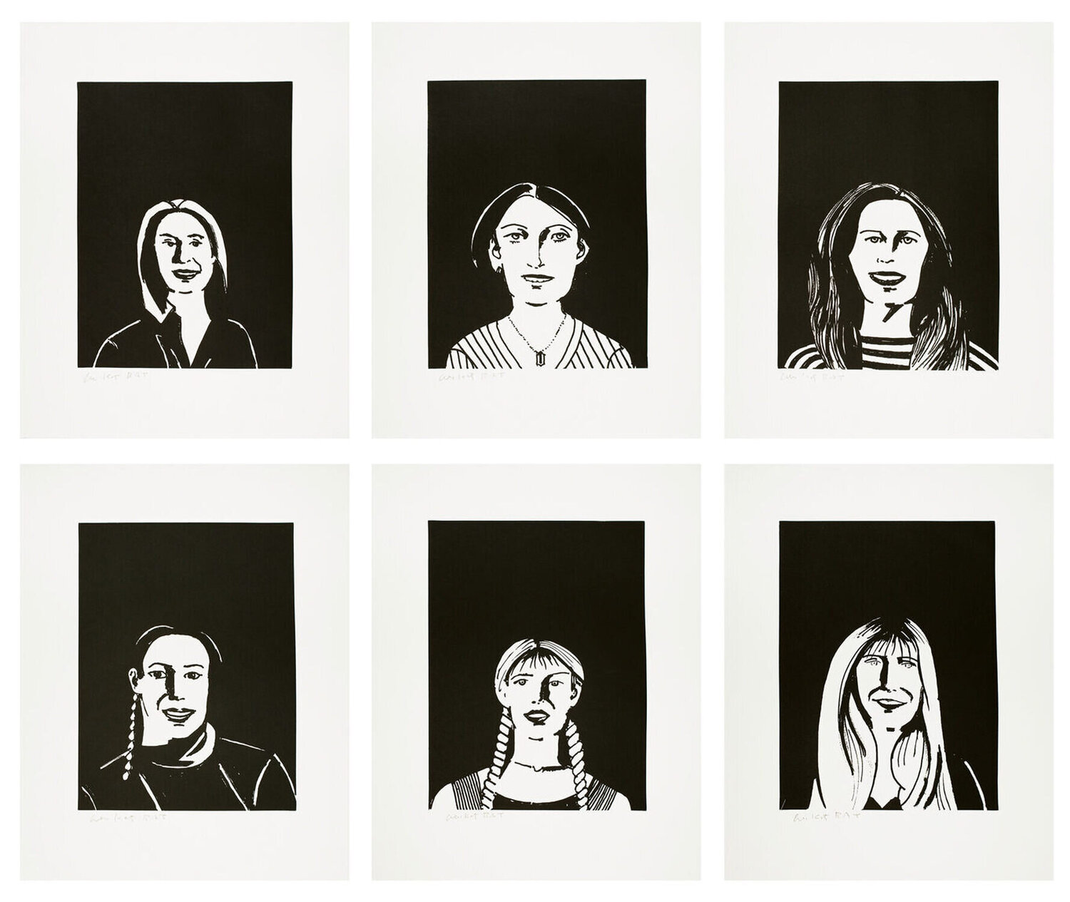 You Smile and the Angels Sing Alex Katz Druck zu verkaufen