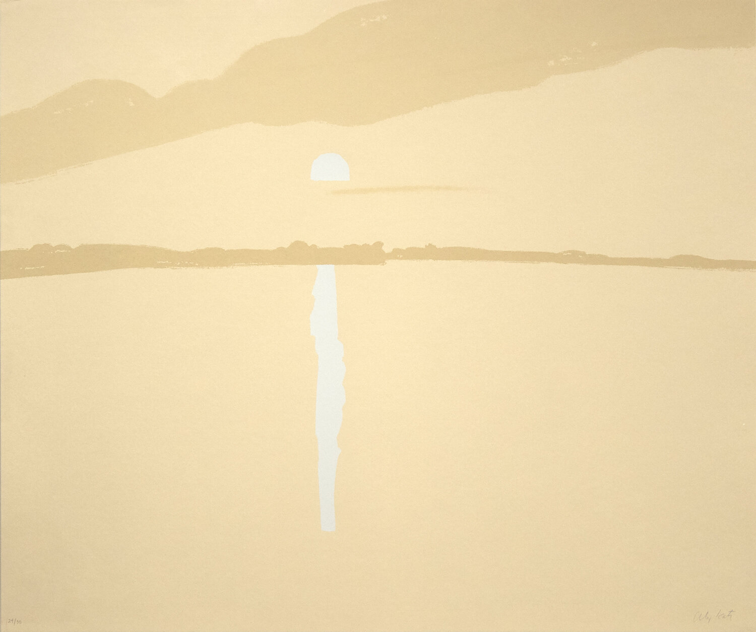 Sunset: Lake Wesserunsett 4 Alex Katz Stampa in vendita