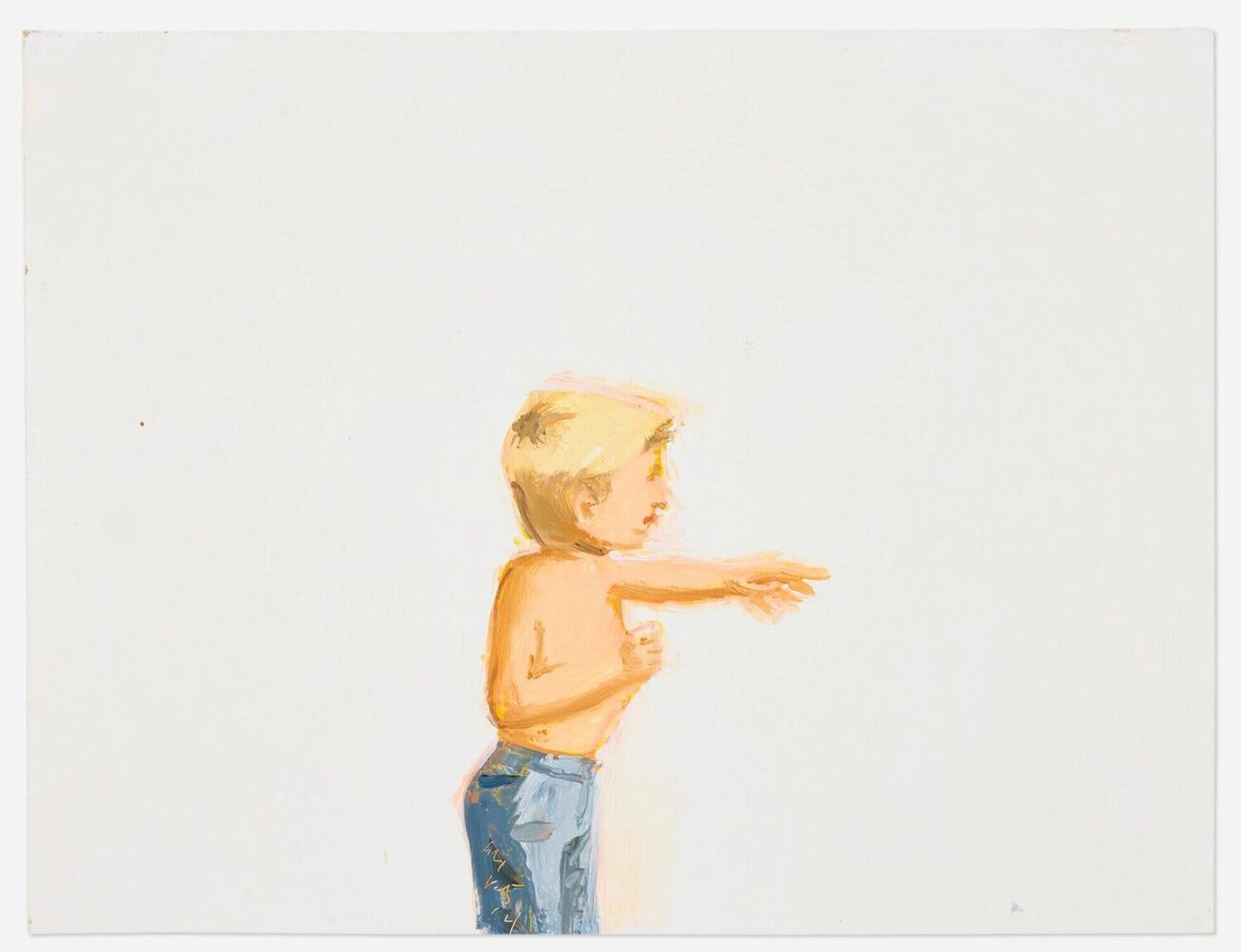 Study for Summer 1 Alex Katz Original painting for sale