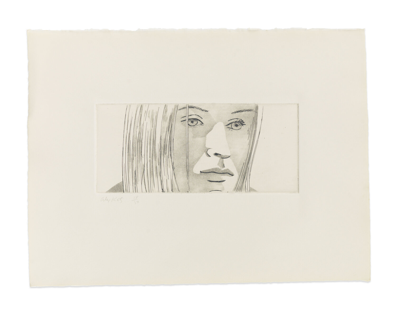 June Ekman's Class: Kasha Alex Katz Afdruk te koop