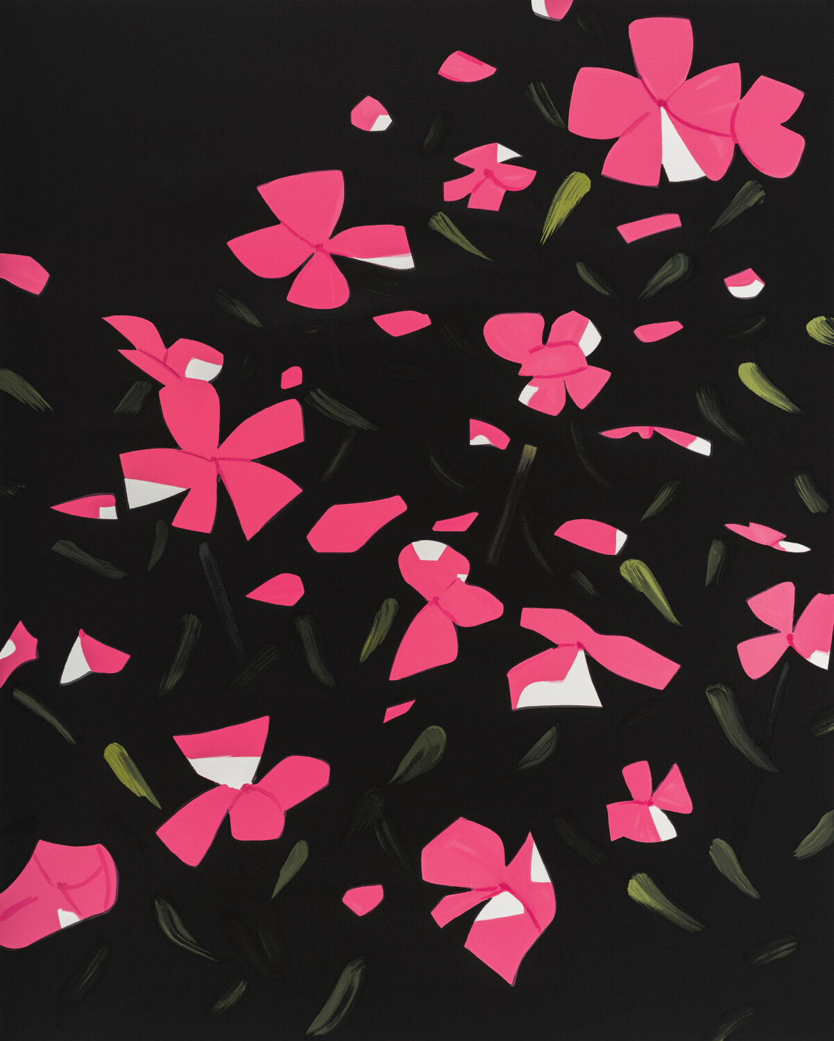 White Impatiens Alex Katz Afdruk te koop