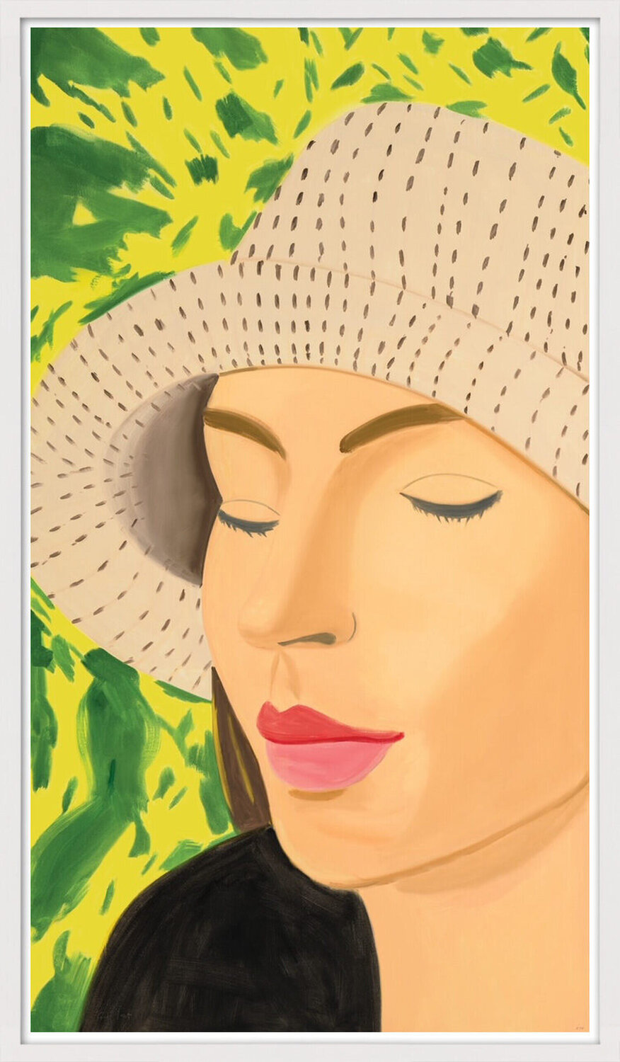 Straw Hat 3 Alex Katz Afdruk te koop