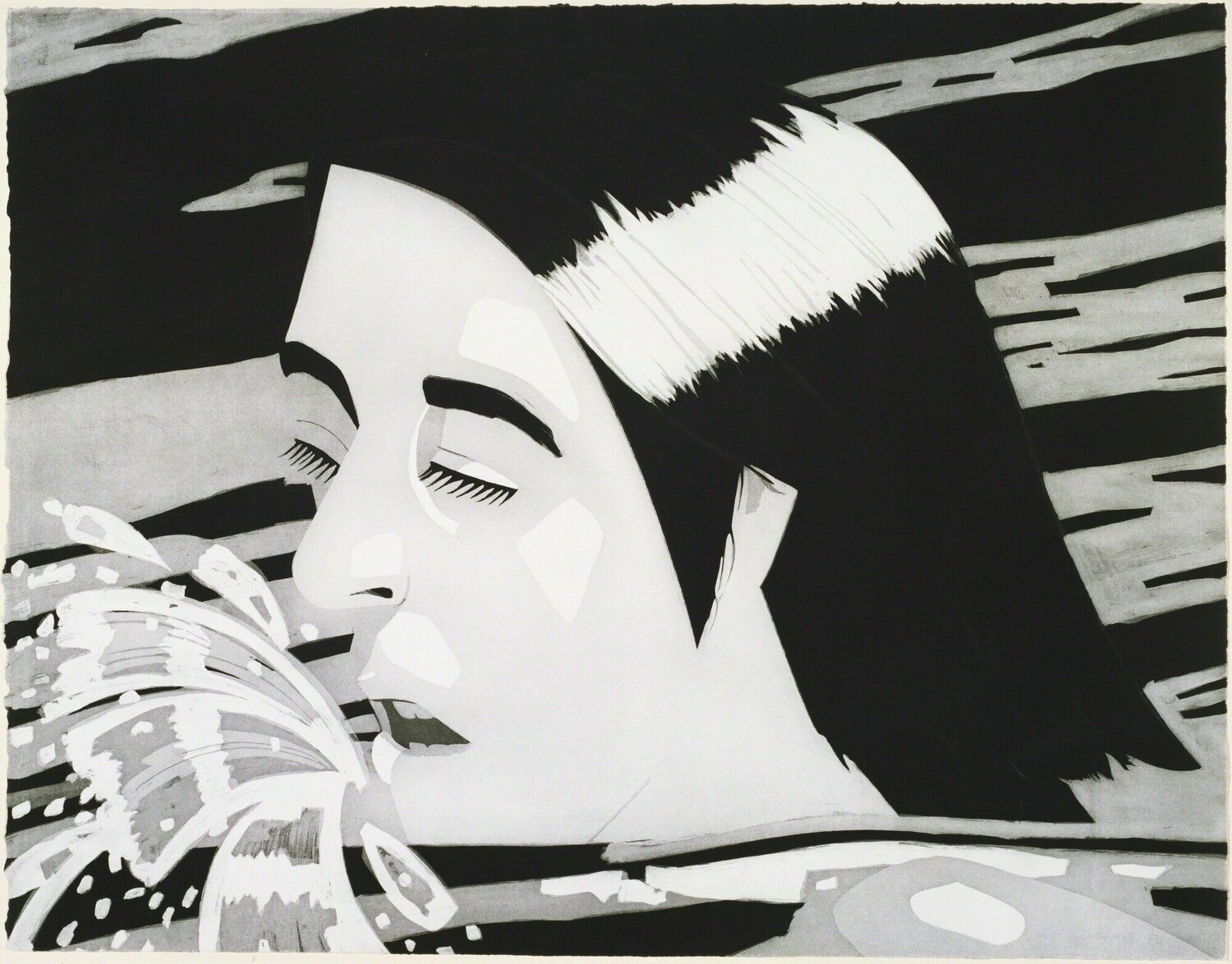 The Swimmer Alex Katz Afdruk te koop