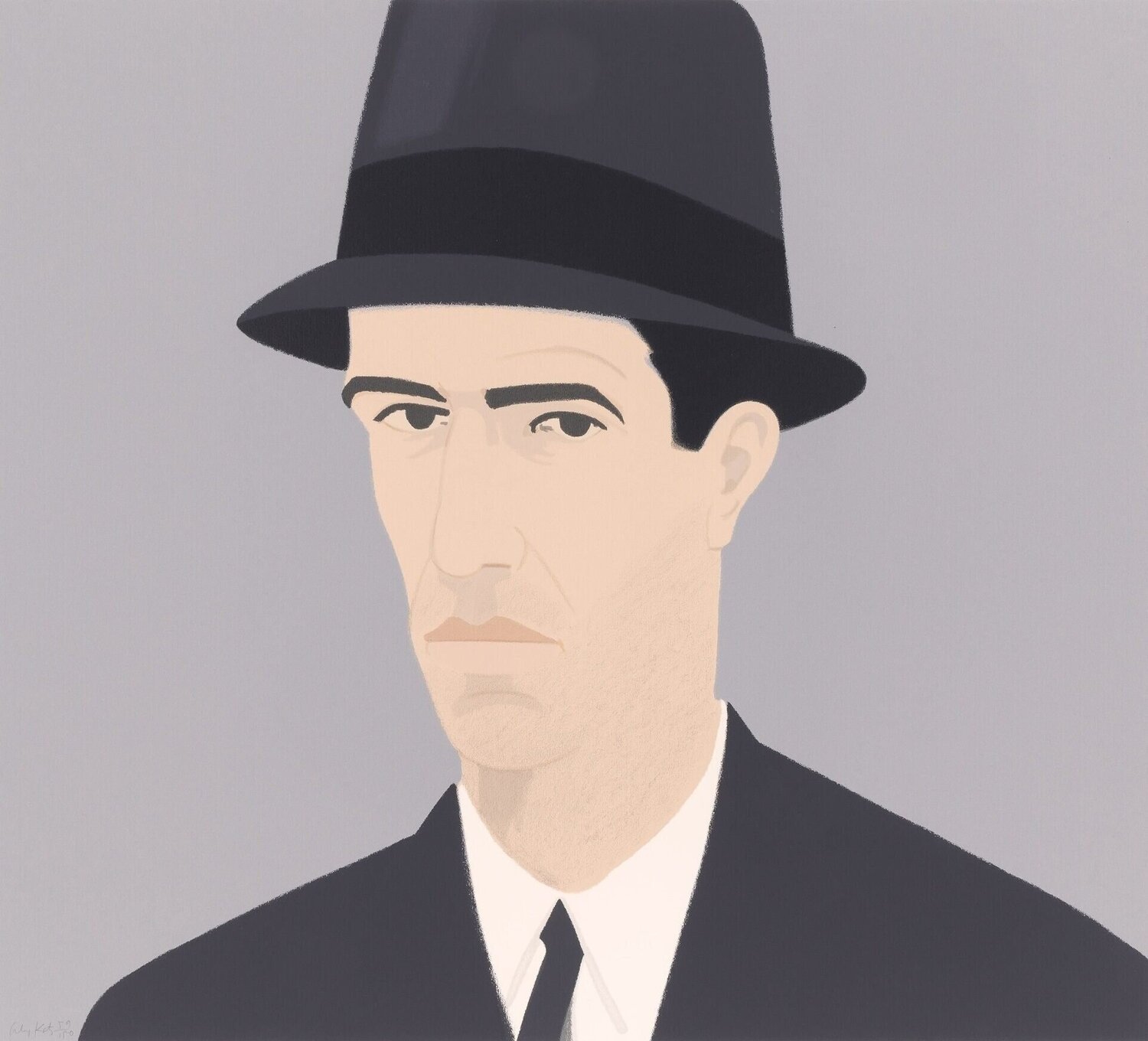 Self Portrait (Passing) [SCHRÖDER 242] Alex Katz Druck zu verkaufen