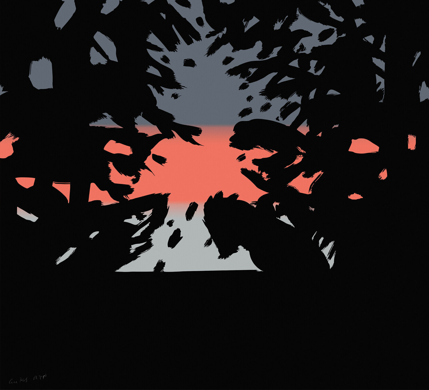 Sunset 2 Alex Katz Afdruk te koop