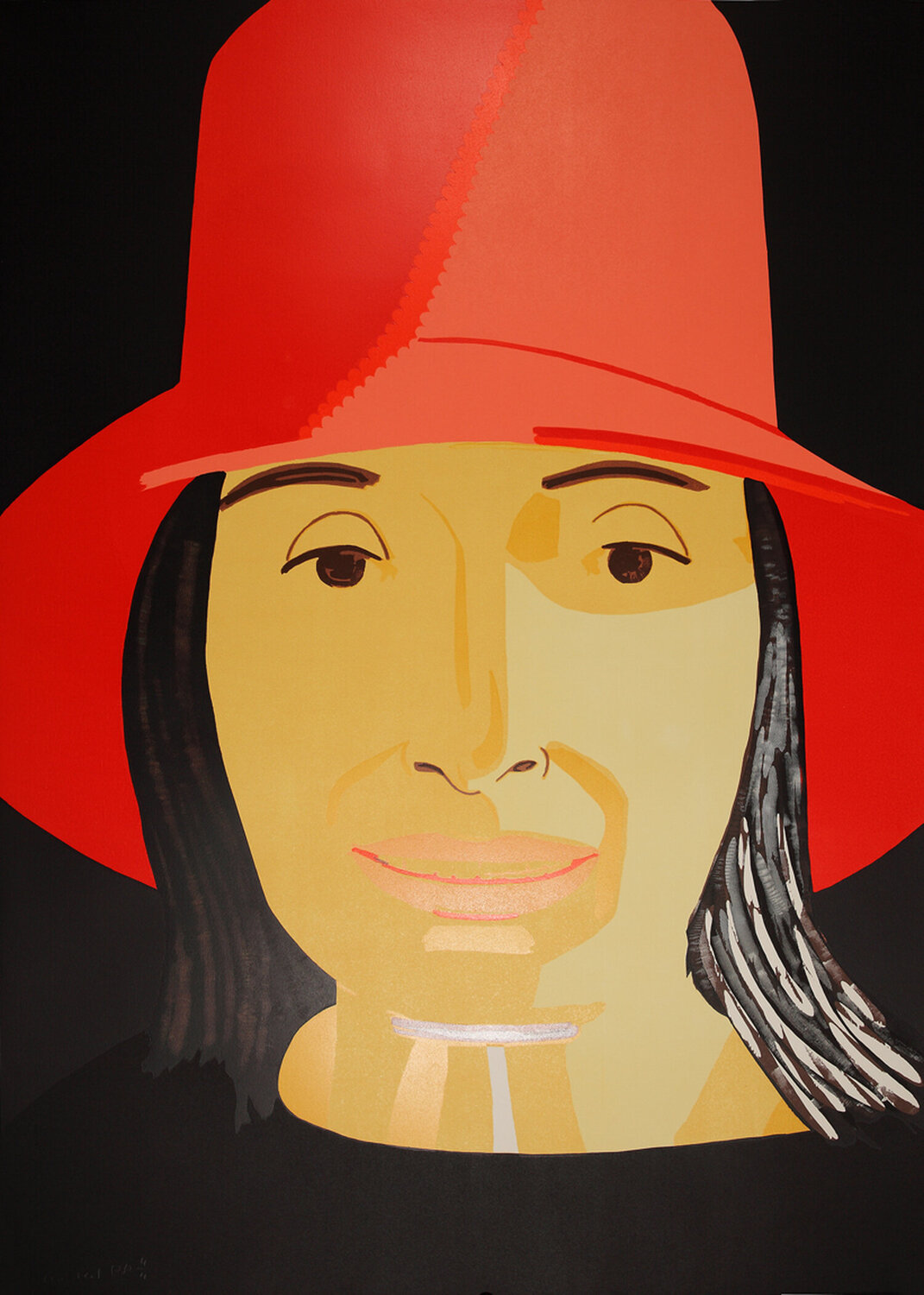 Red Hat Ada Alex Katz Afdruk te koop