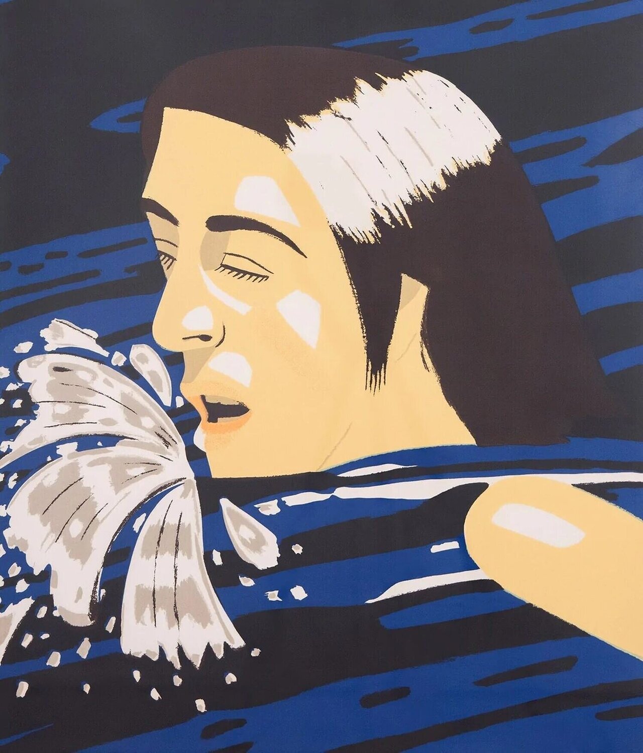 Olympic Swimmer Alex Katz Print for sale