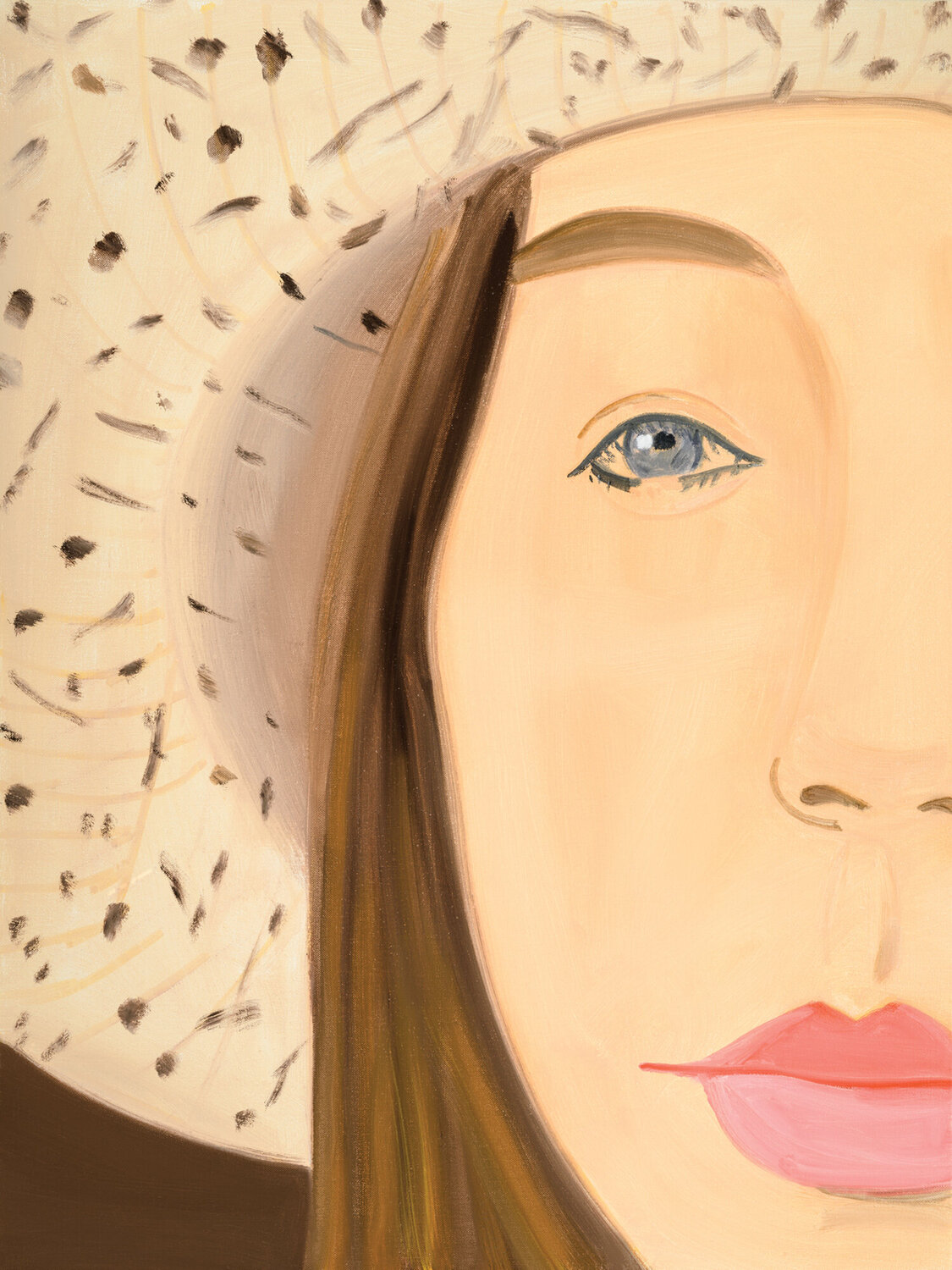 Straw Hat 2 Alex Katz Print for sale