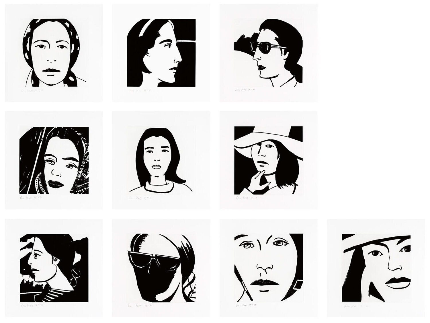 Ada Alex Katz Print for sale