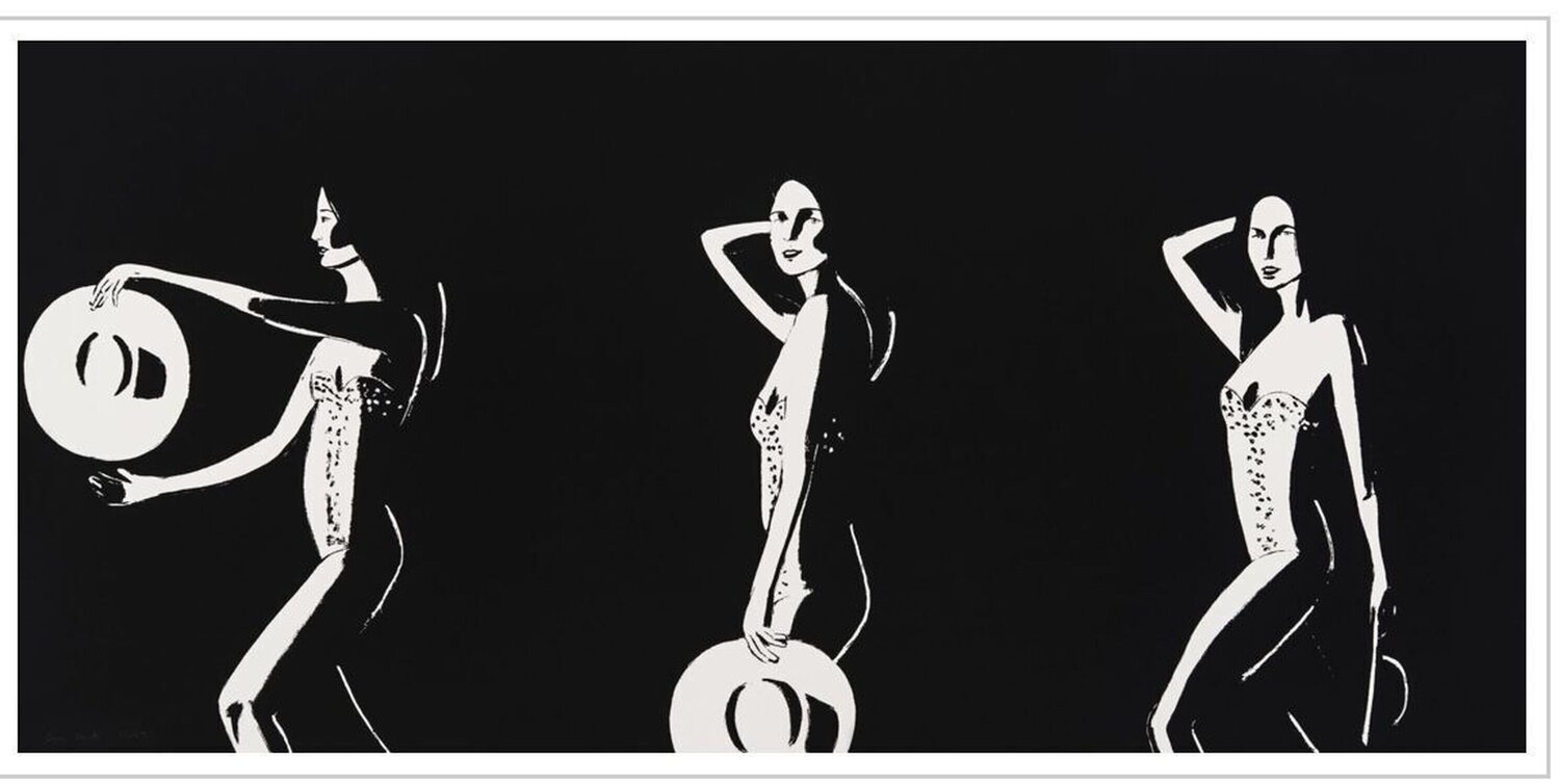 Ariel (B&W) Alex Katz Print for sale