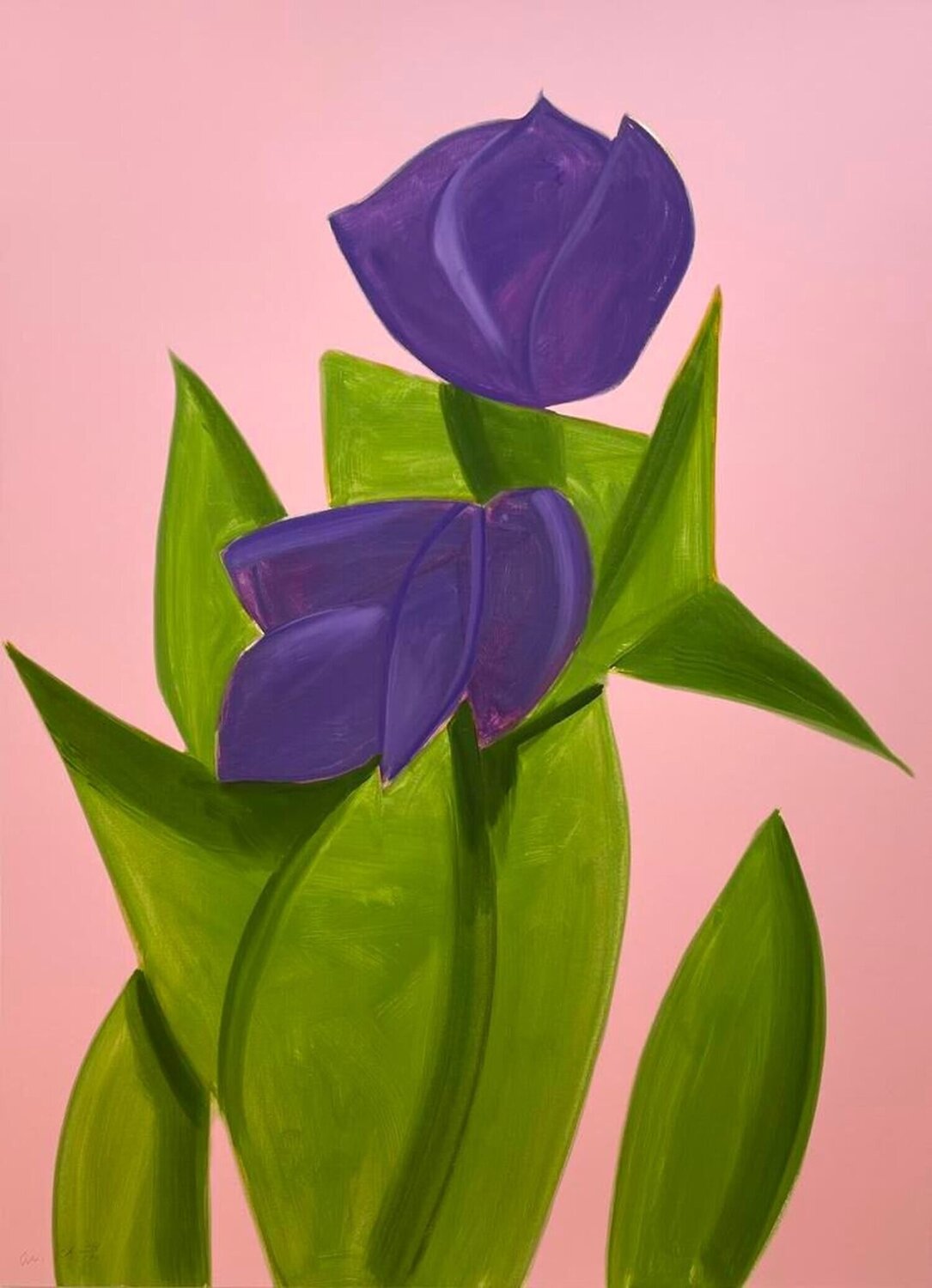 Purple Tulips 2 from The Flowers Portfolio Alex Katz Druck zu verkaufen