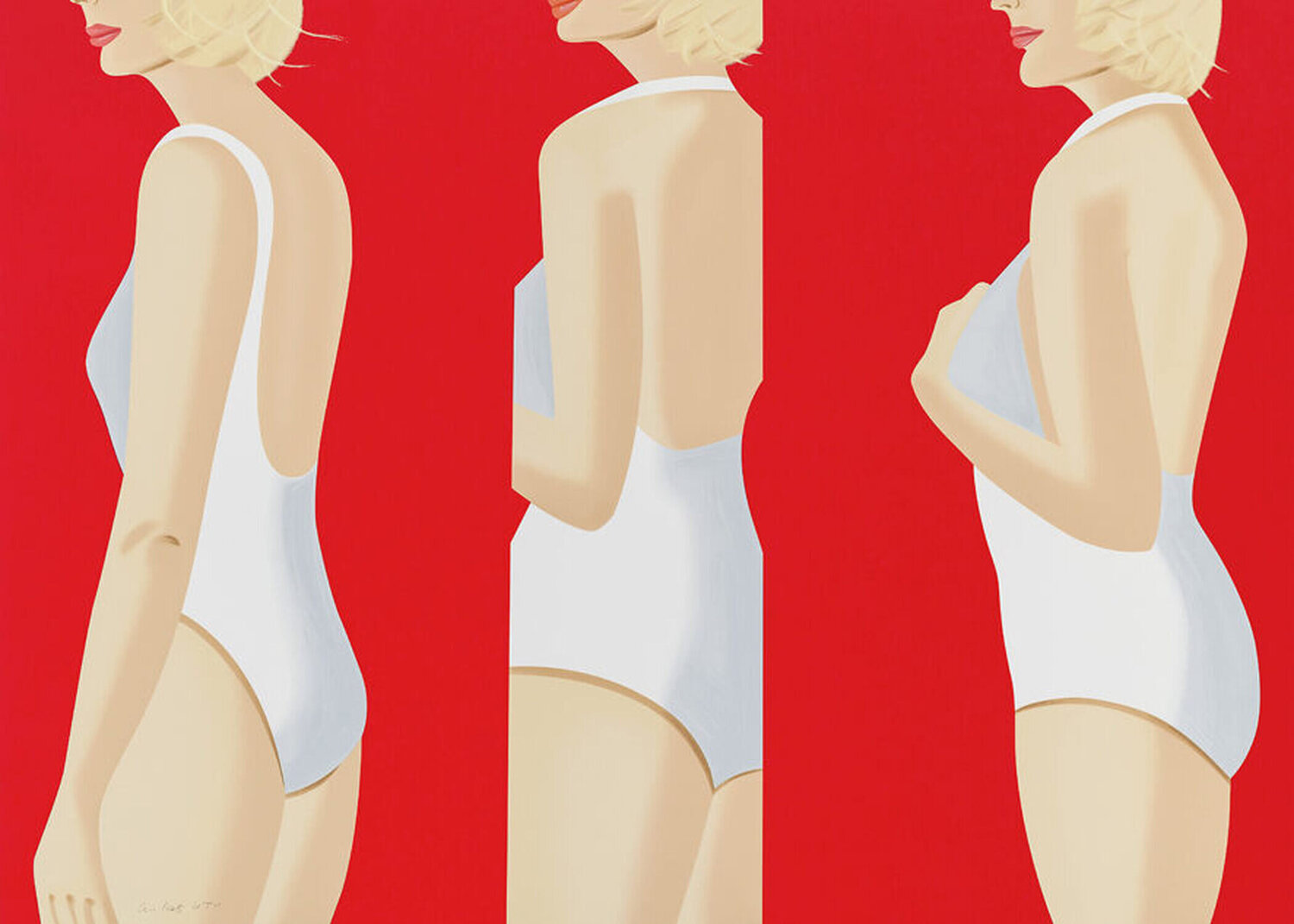 Coca-Cola Girl 5 Alex Katz Stampa in vendita