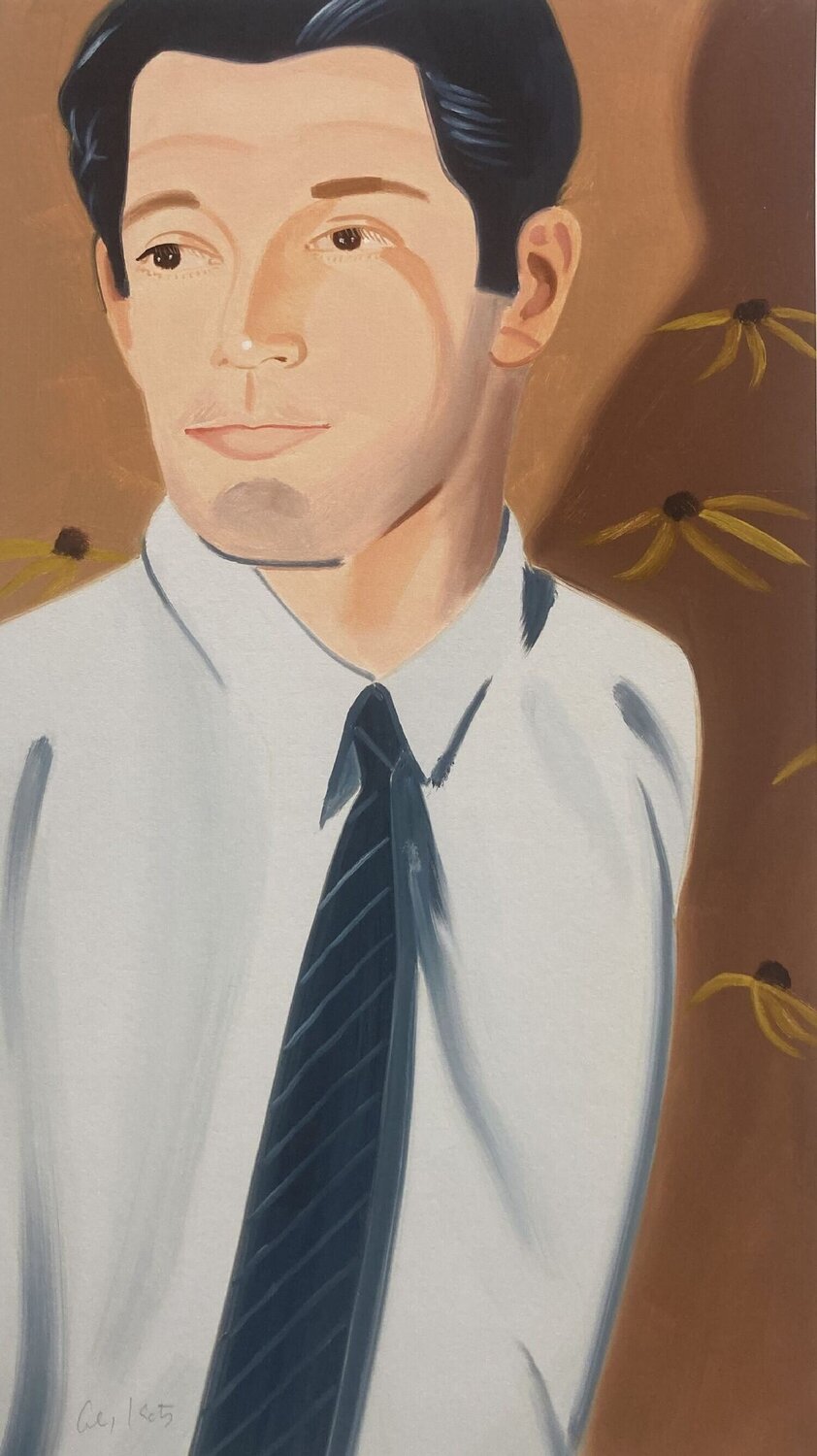 White Shirt (William) Alex Katz Stampa in vendita