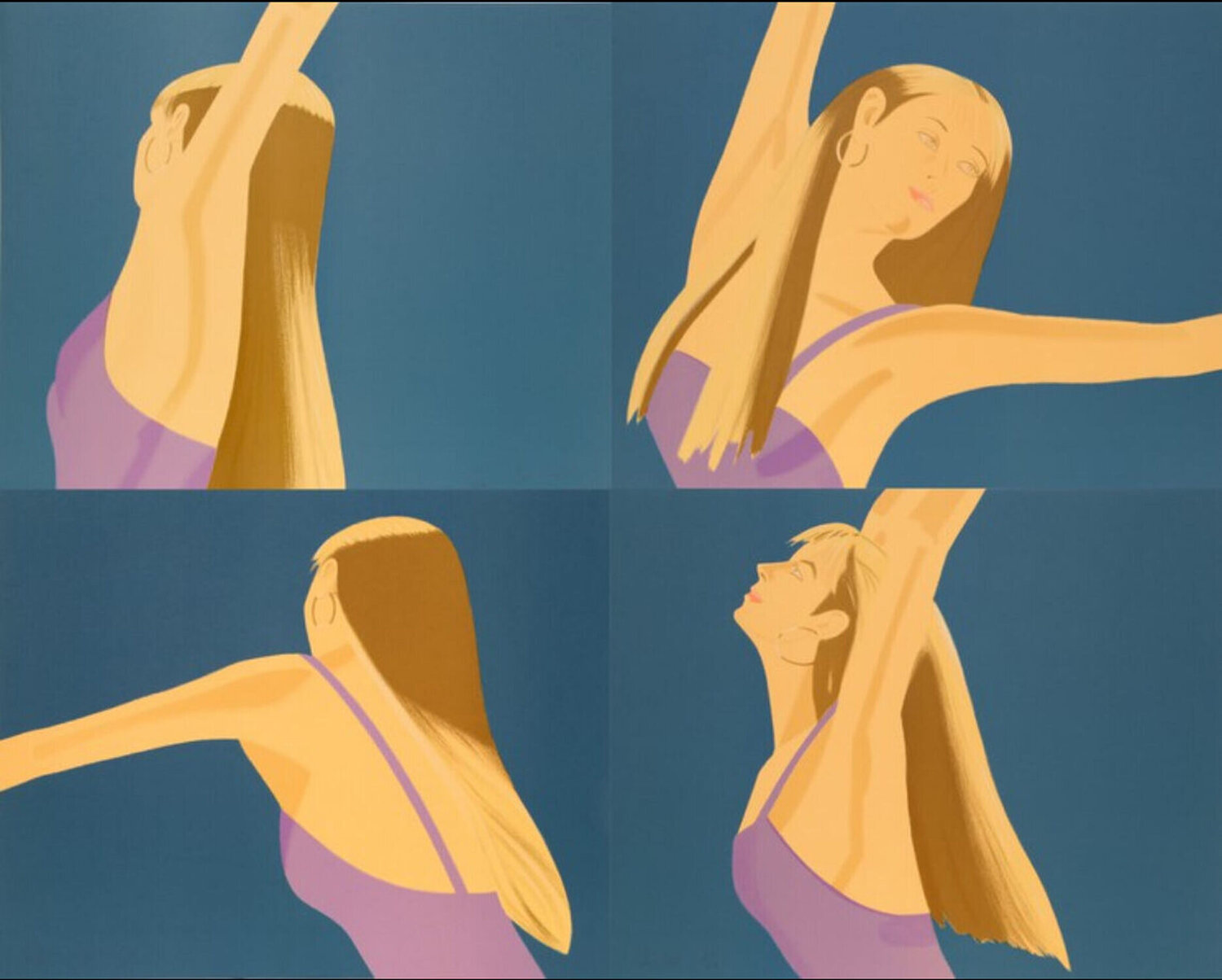 Night: William Dunas Dance Suite (Pamela) Alex Katz Stampa in vendita