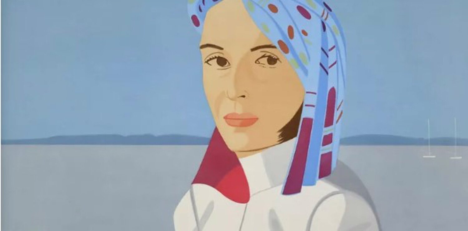 Blue Hat Alex Katz Stampa in vendita