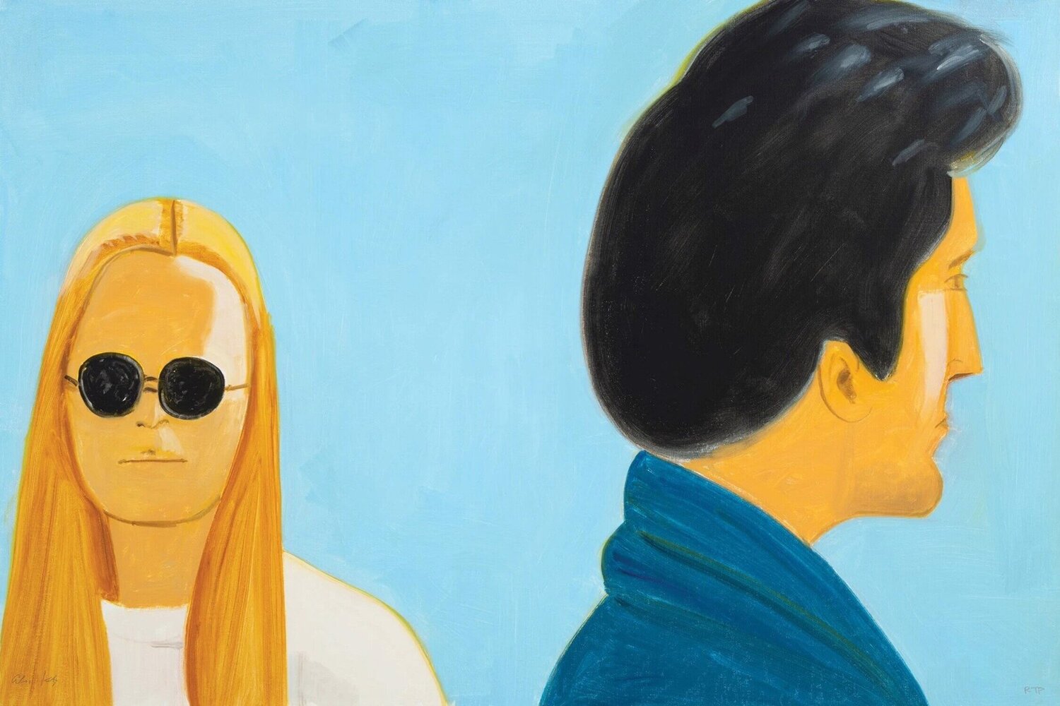 White Lotus 3 Alex Katz Afdruk te koop