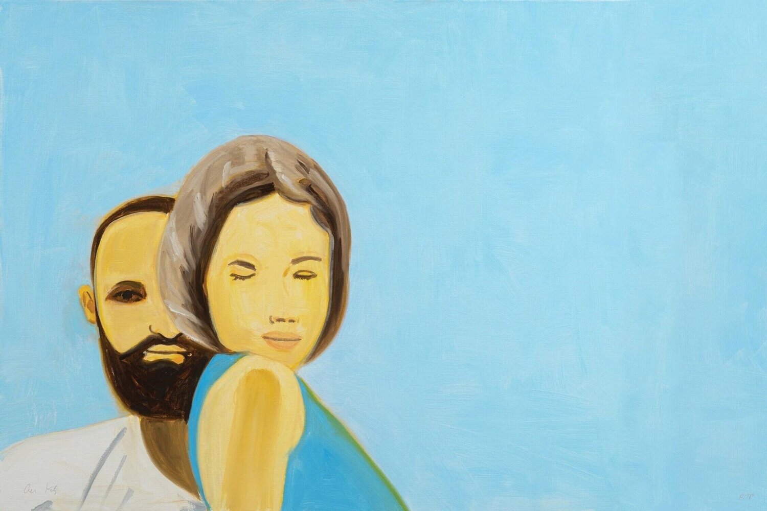 White Lotus 4 Alex Katz Stampa in vendita