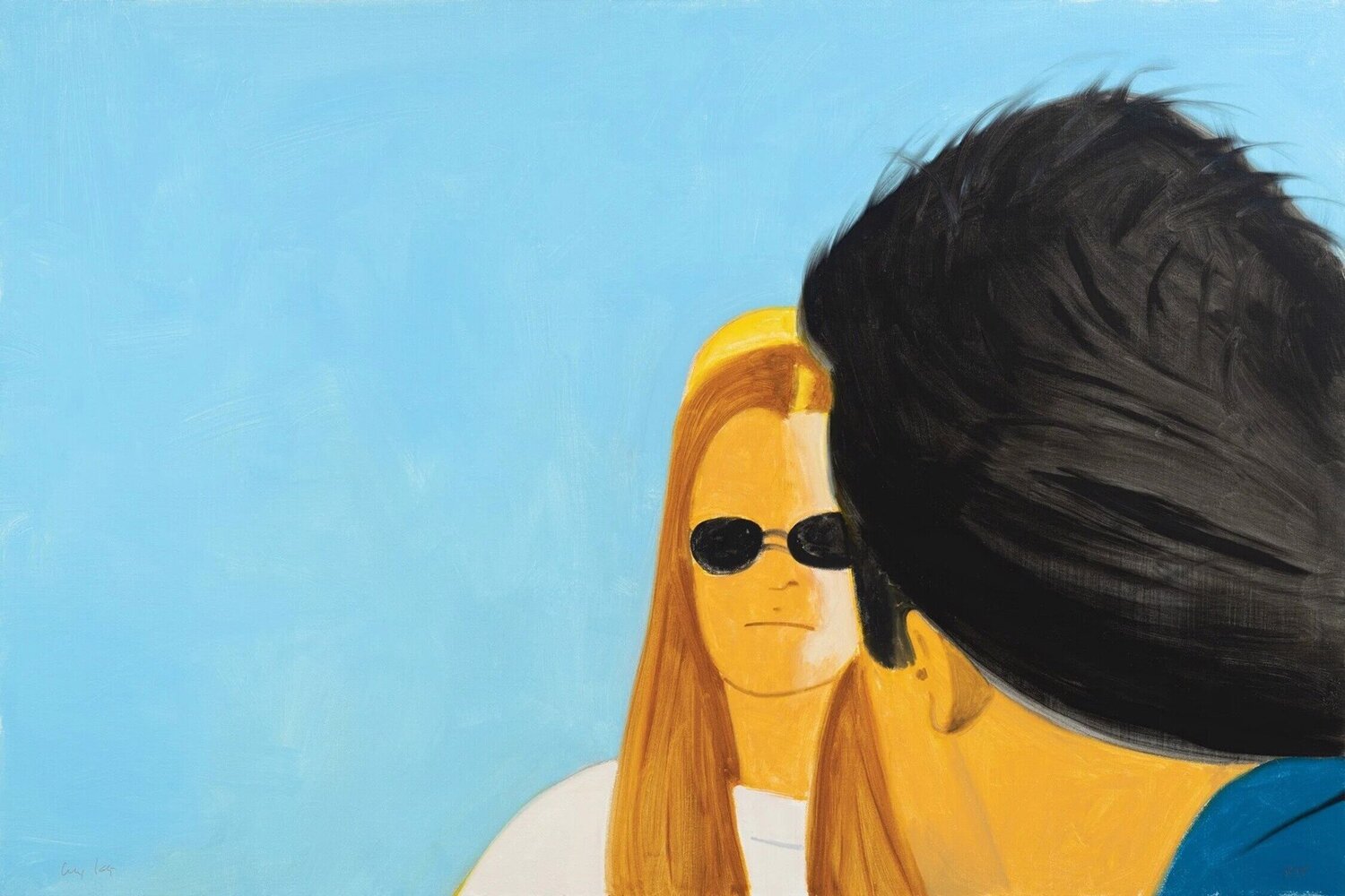 White Lotus 7 Alex Katz Stampa in vendita