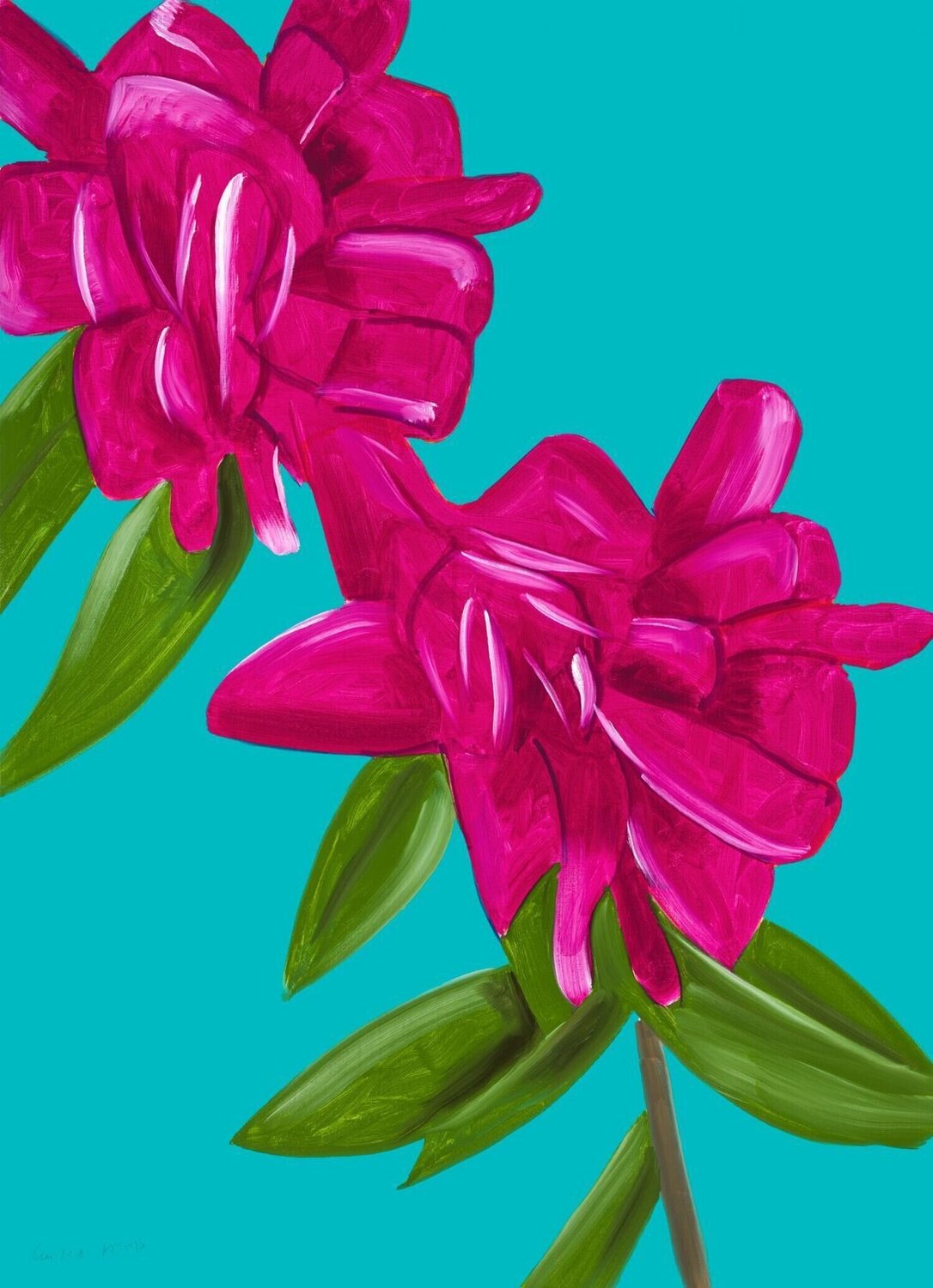 Peonies Alex Katz Print for sale