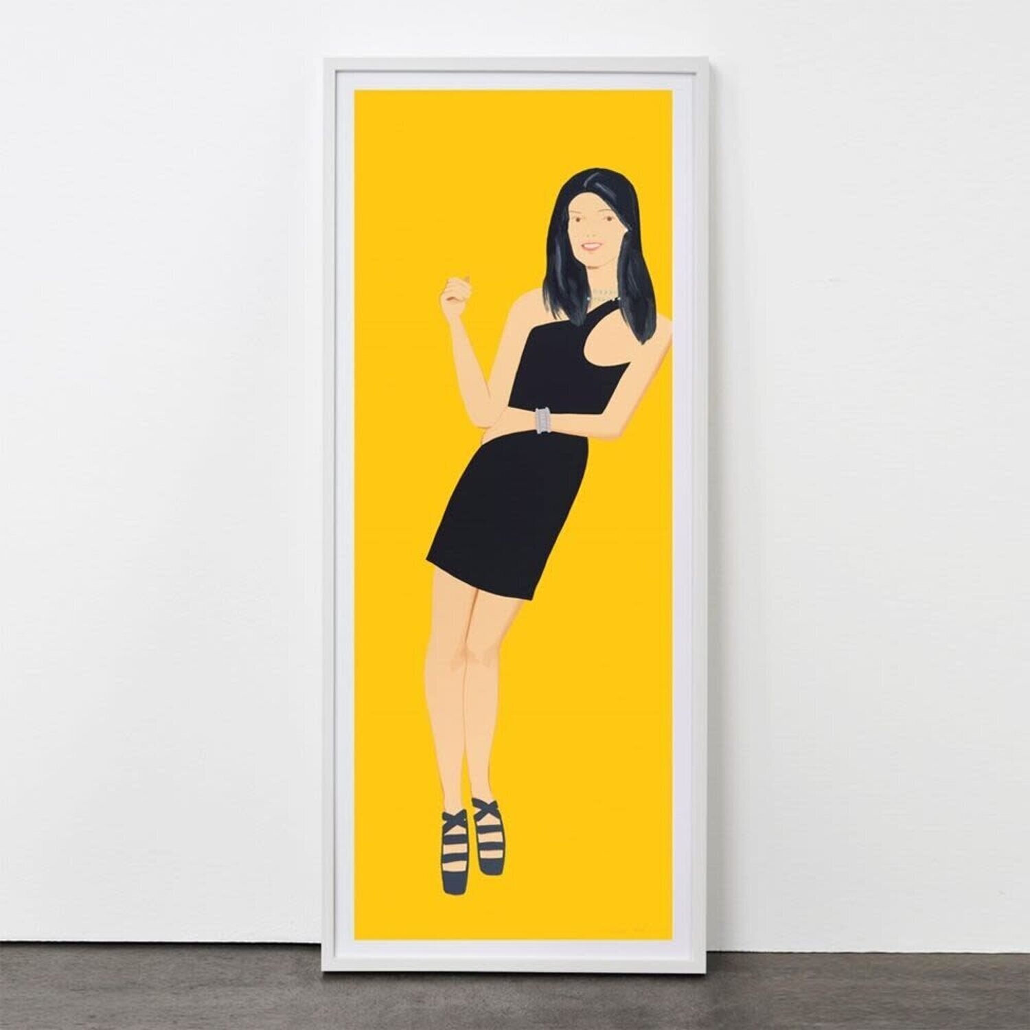 Black Dress (Yi) Alex Katz Afdruk te koop