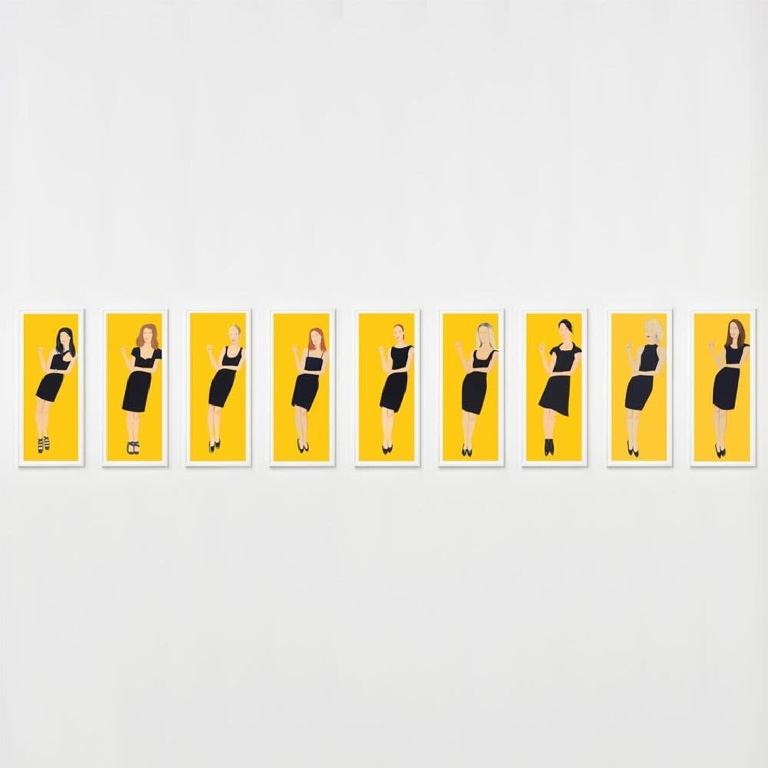 Black Dress (Portfolio of 9) Alex Katz Druck zu verkaufen