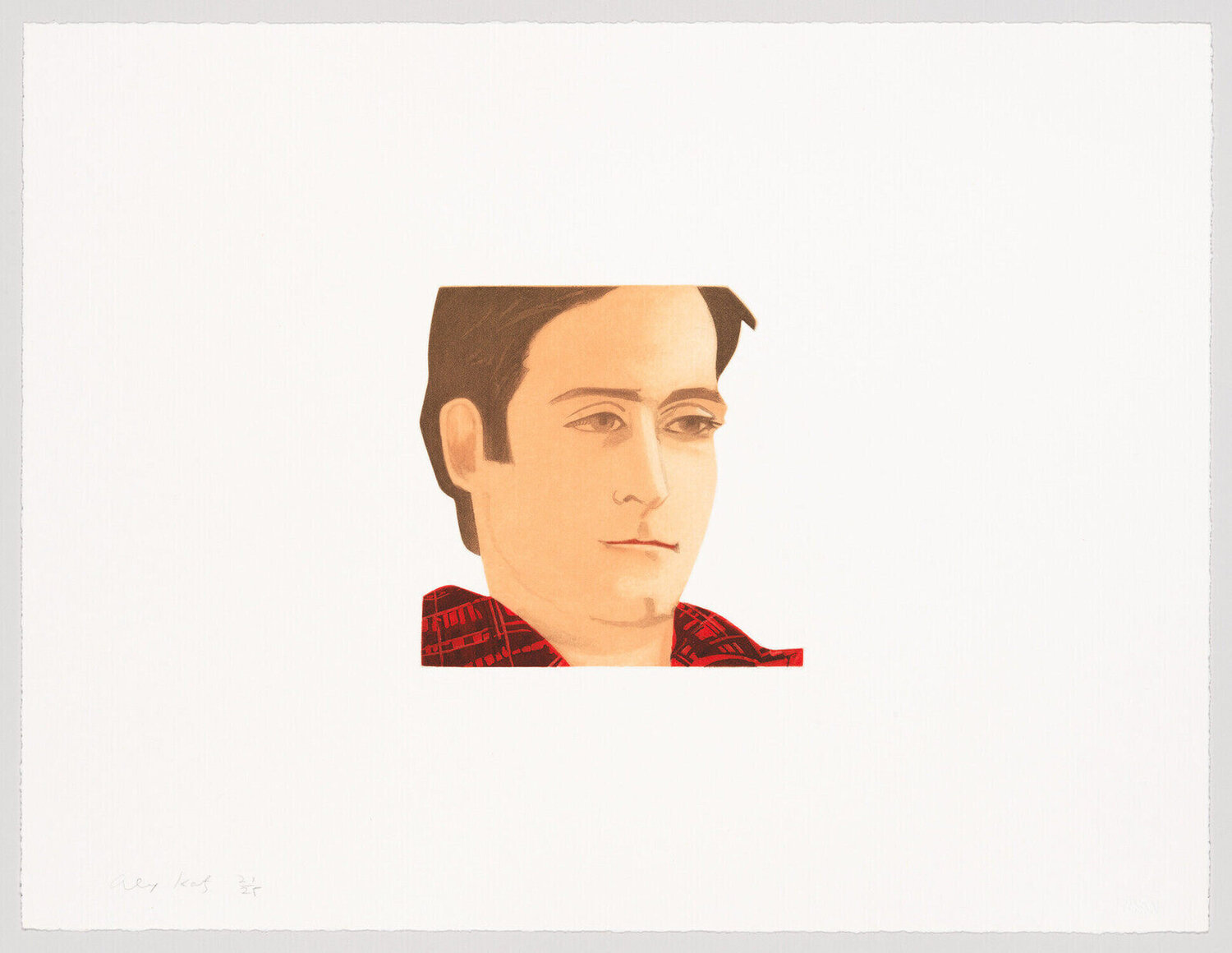 Ted Greenwald Alex Katz Afdruk te koop
