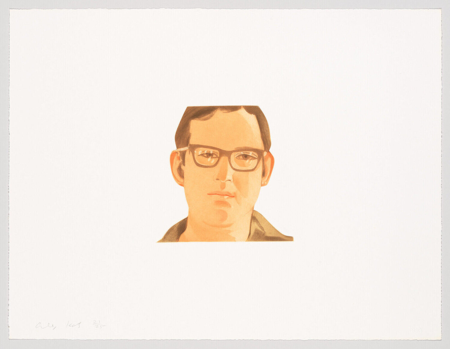 Kenward Elmslie Alex Katz Afdruk te koop