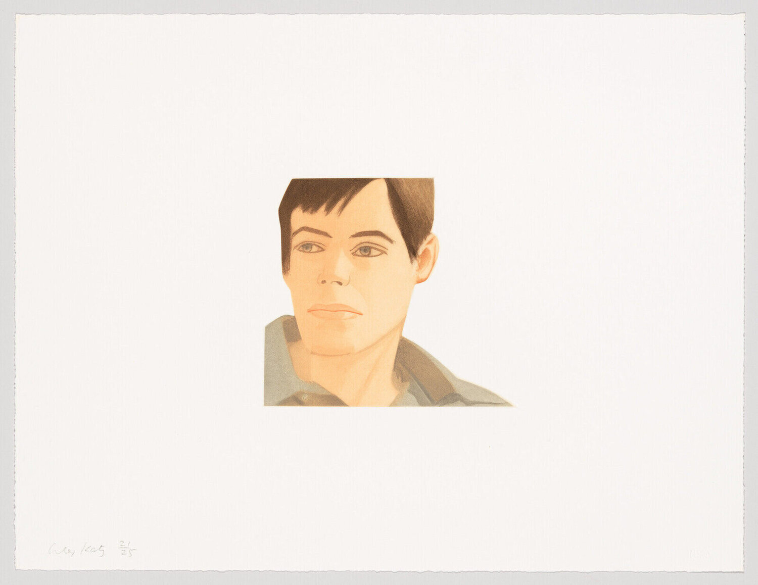 Carter Ratcliff Alex Katz Afdruk te koop