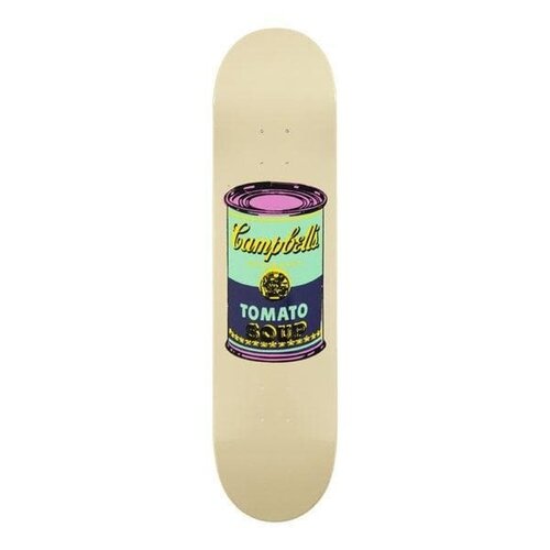 Coloured Campbell's Soup Eggplant, Skateboard Andy Warhol