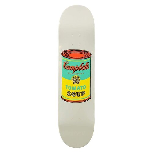 Coloured Campbells Soup Yellow, Skateboard Andy Warhol