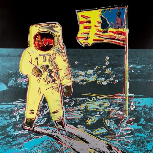 Moonwalk (Yellow) di Andy Warhol, Stampa in vendita su Singulart