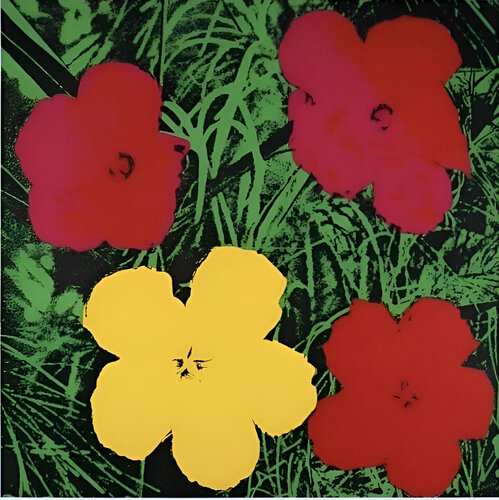 Flowers (red) Andy Warhol