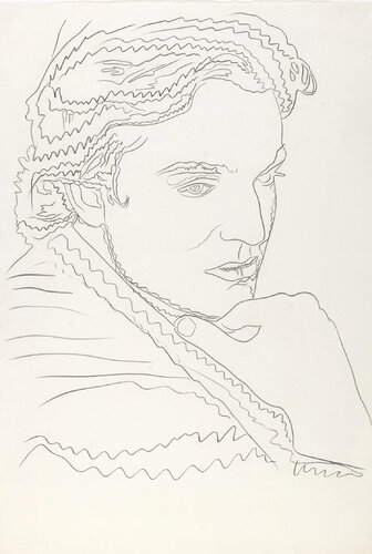 Portrait of the Artist Jamie Wyeth van Andy Warhol, Werk op papier te koop op Singulart
