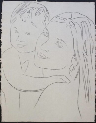 Madonna with Child van Andy Warhol, Werk op papier te koop op Singulart