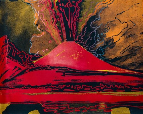 Vesuvius van Andy Warhol, Afdruk te koop op Singulart