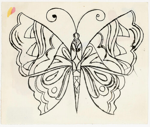 Large Butterfly van Andy Warhol, Werk op papier te koop op Singulart