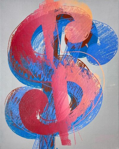 $ (Dollar original on canvas) van Andy Warhol, Schilderij te koop op Singulart