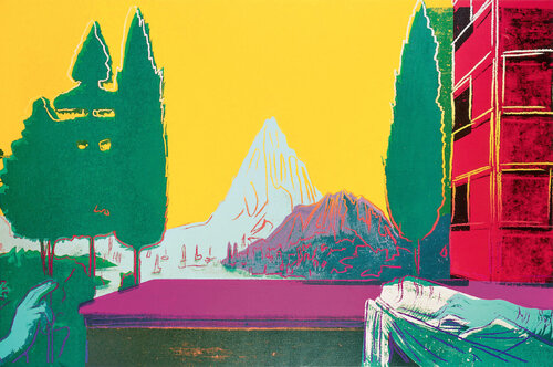 Details of Renaissance Paintings (Leonardo da Vinci: Annunciation) di Andy Warhol, Pittura in vendita su Singulart