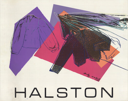 Halston Advertising Campaign Poster di Andy Warhol, Stampa in vendita su Singulart