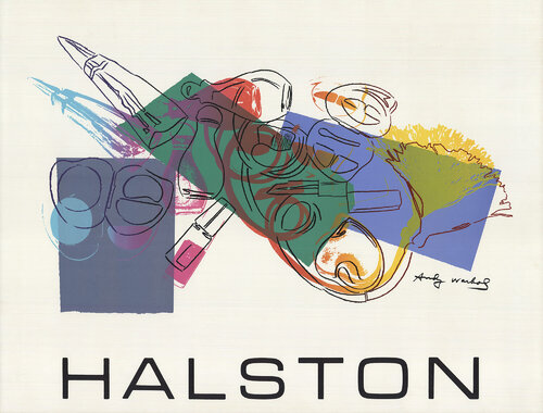 Halston Advertising Campaign Poster di Andy Warhol, Stampa in vendita su Singulart