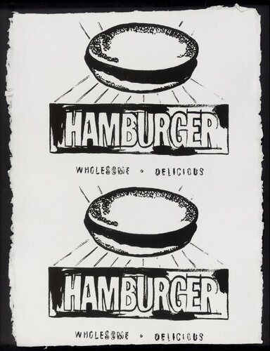 Double Hamburger di Andy Warhol, Stampa in vendita su Singulart