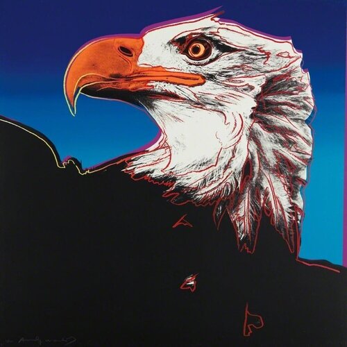 Bald Eagle, from Endangered Species di Andy Warhol, Stampa in vendita su Singulart