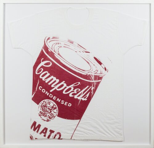 Campbell´s Soup Can T-Shirt di Andy Warhol, Stampa in vendita su Singulart