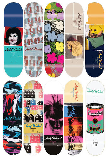 Skateboards II (Set of 10) di Andy Warhol, Stampa in vendita su Singulart